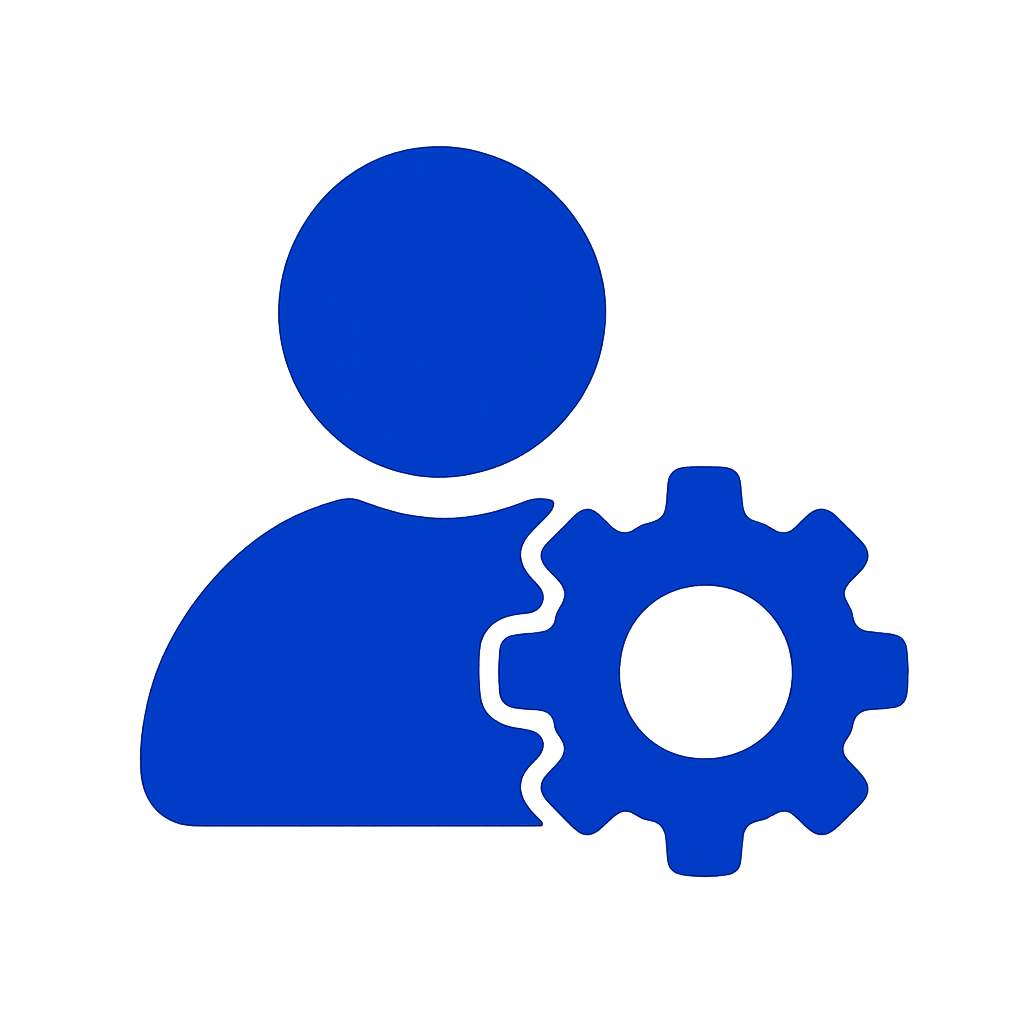 Simple account management icon in 0331bd under 1MBD